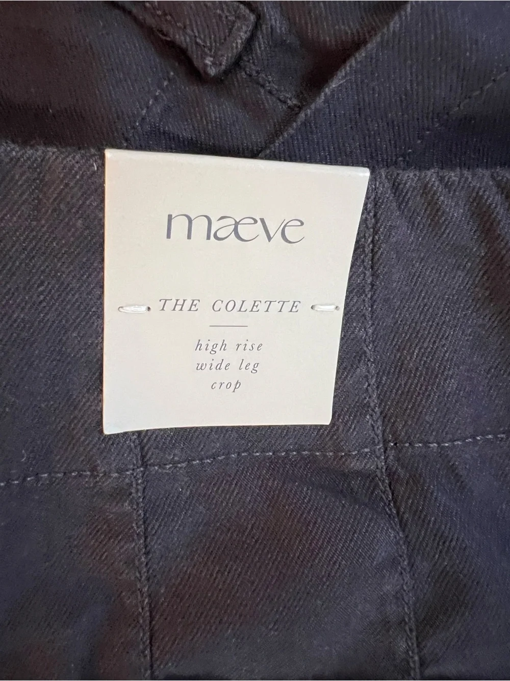 NWT Maeve Navy Linen Colette Pants